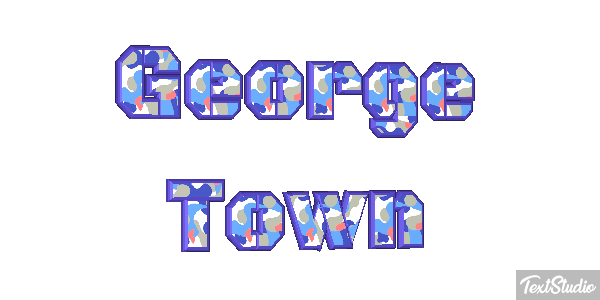 George Town Efekt tekstowy