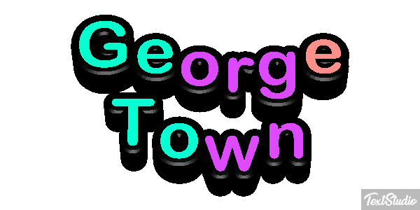 George Town Efekt tekstowy