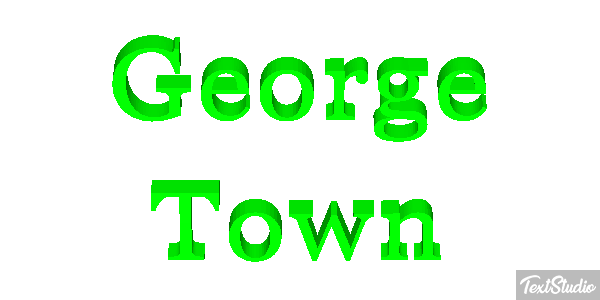 George Town Efekt tekstowy
