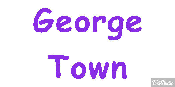 George Town Efekt tekstowy