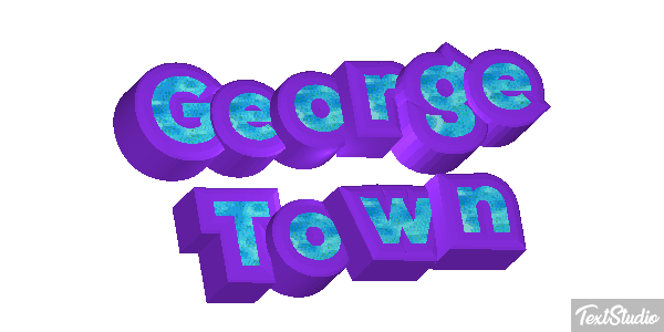 George Town Efekt tekstowy