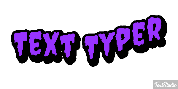 Text Typer Text effect
