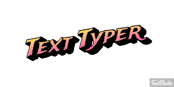 Text Typer Text effect