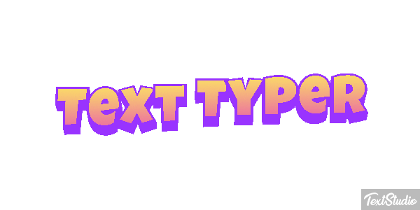 Text Typer Text effect
