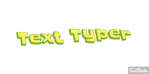 Text Typer Text effect