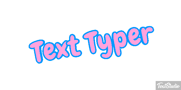Text Typer Text effect