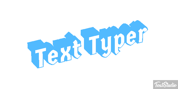 Text Typer Text effect