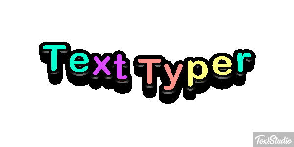 Text Typer Text effect
