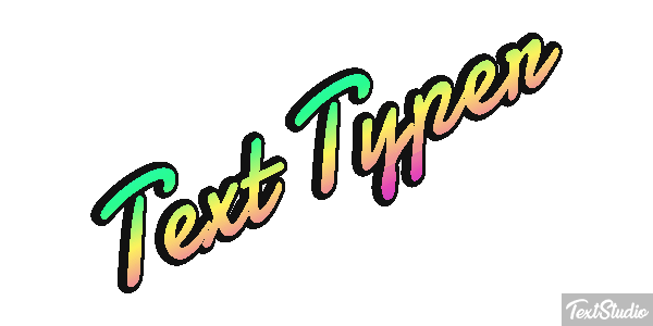Text Typer Text effect