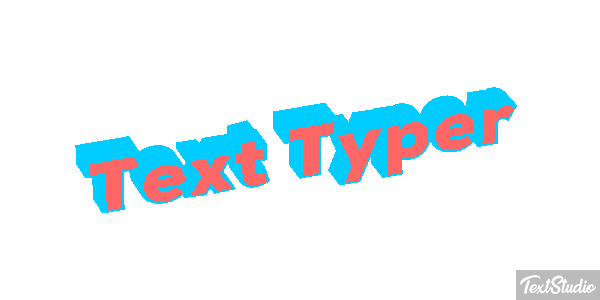 Text Typer Text effect
