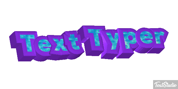 Text Typer Text effect