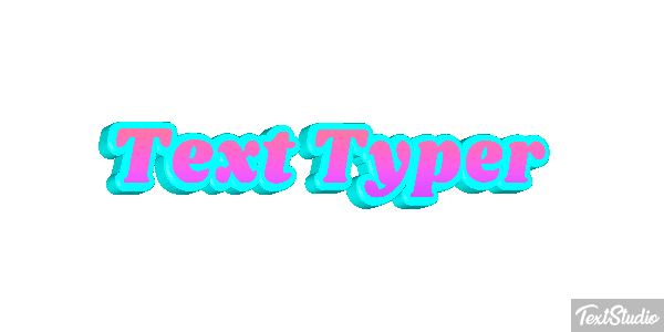 Text Typer Text effect