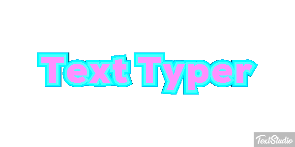 Text Typer Text effect