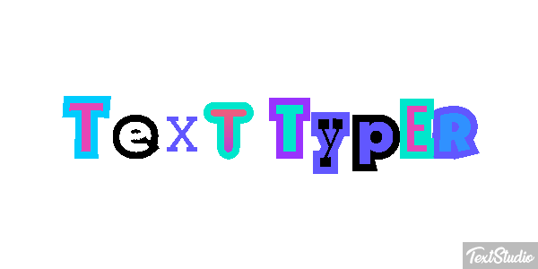 Text Typer Text effect