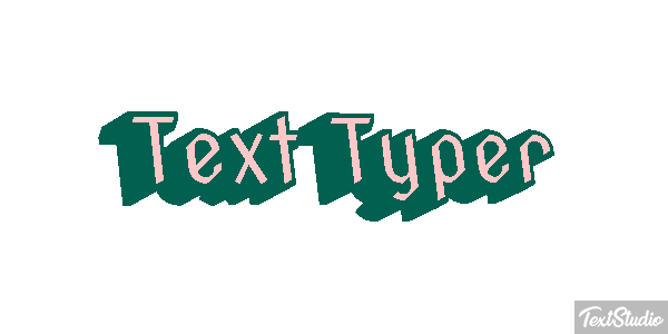Text Typer Text effect