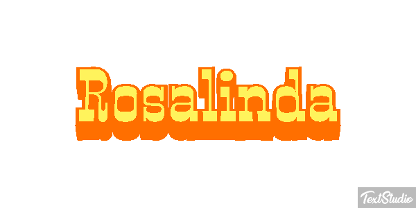Rosalinda Text effect