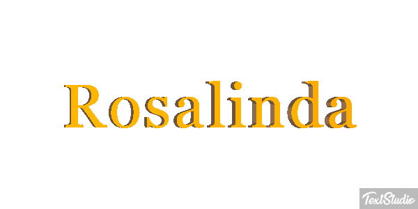 Rosalinda Text effect