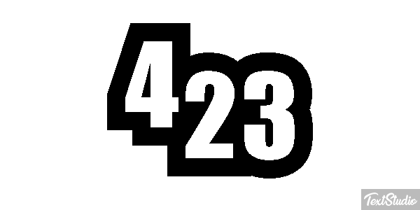 423 Текстовый эффект