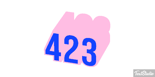 423 Текстовый эффект