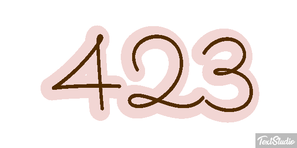 423 Текстовый эффект