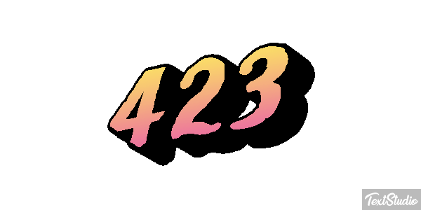 423 Текстовый эффект