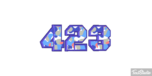 423 Текстовый эффект