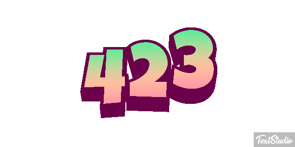 423 Текстовый эффект