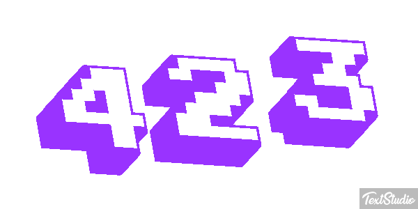423 Текстовый эффект