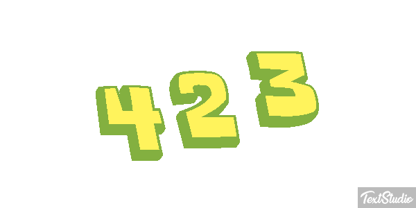 423 Текстовый эффект