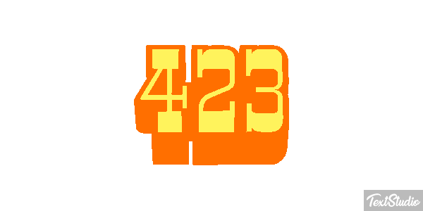 423 Текстовый эффект
