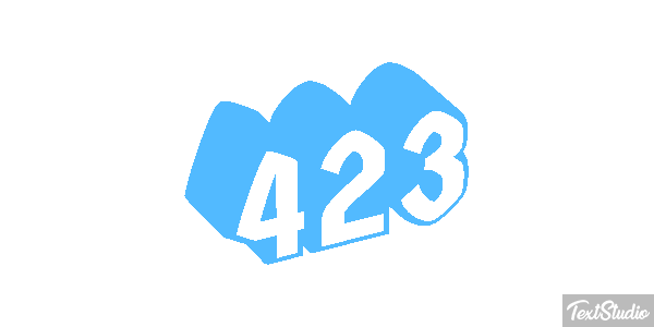 423 Текстовый эффект