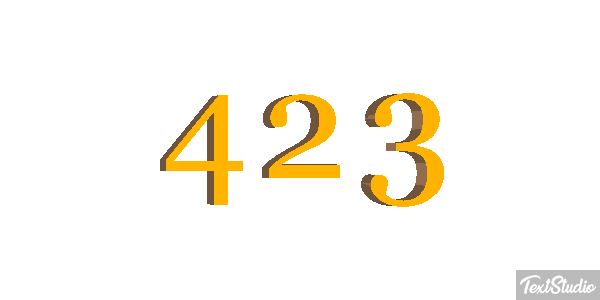423 Текстовый эффект