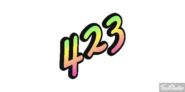 423 Текстовый эффект