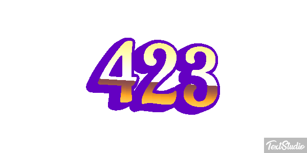 423 Текстовый эффект