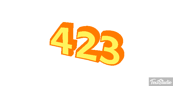 423 Текстовый эффект
