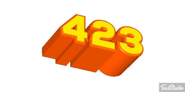 423 Текстовый эффект