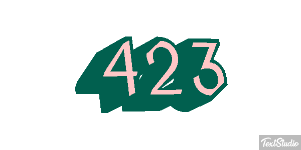 423 Текстовый эффект