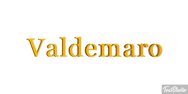 Valdemaro Text effect