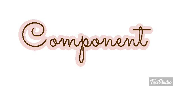 Component Efekt tekstowy