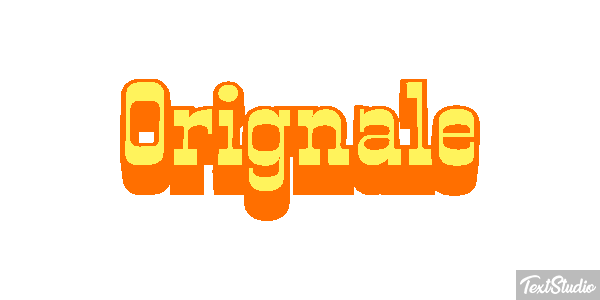 Orignale Effetto testo