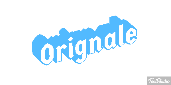 Orignale Effetto testo