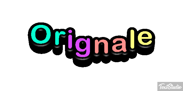 Orignale Effetto testo