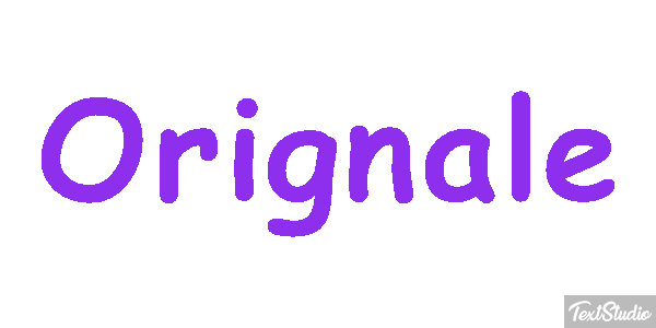 Orignale Effetto testo