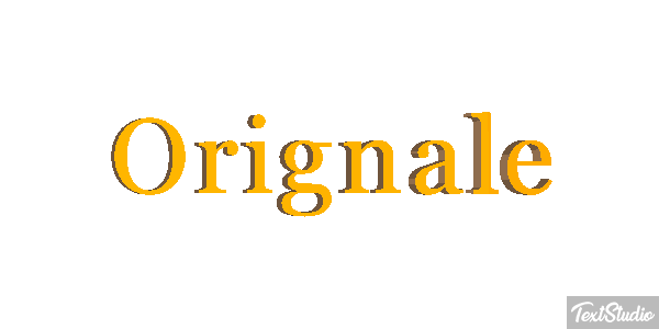 Orignale Effetto testo