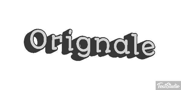 Orignale Effetto testo