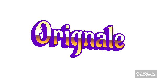 Orignale Effetto testo