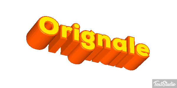 Orignale Effetto testo