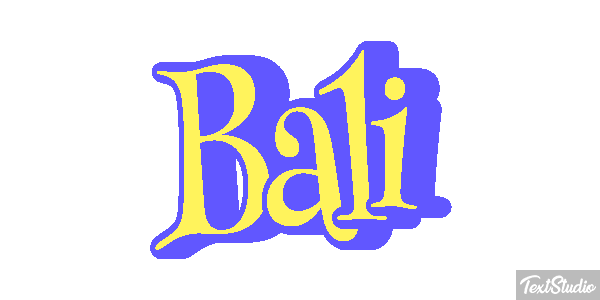 Bali Text effect