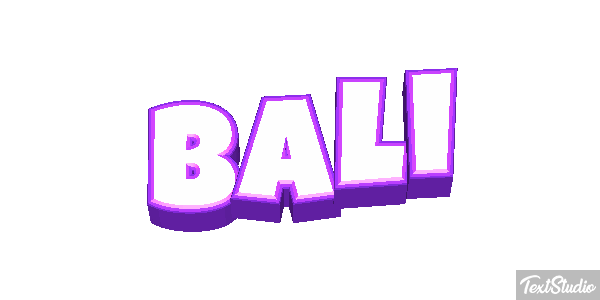 Bali Text effect