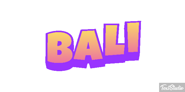 Bali Text effect